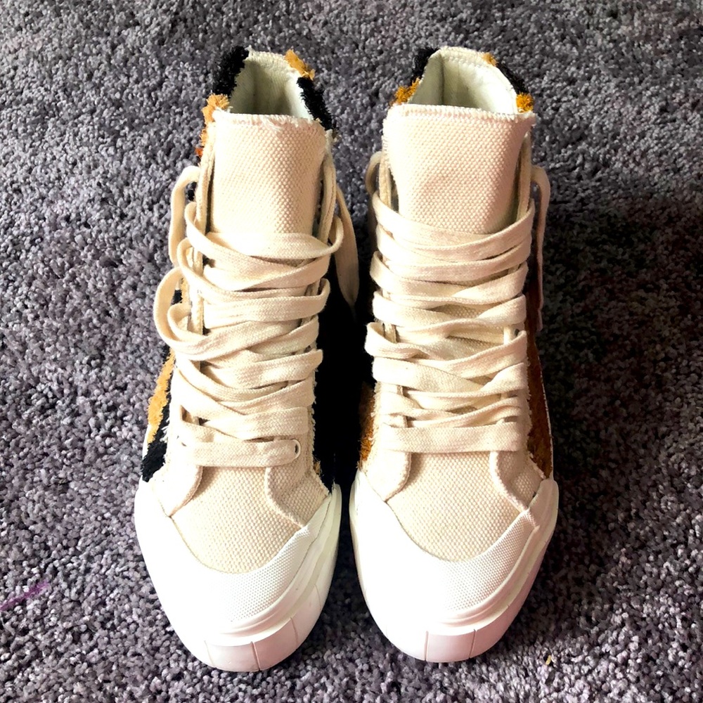 Barely worn Good News textile sneakers